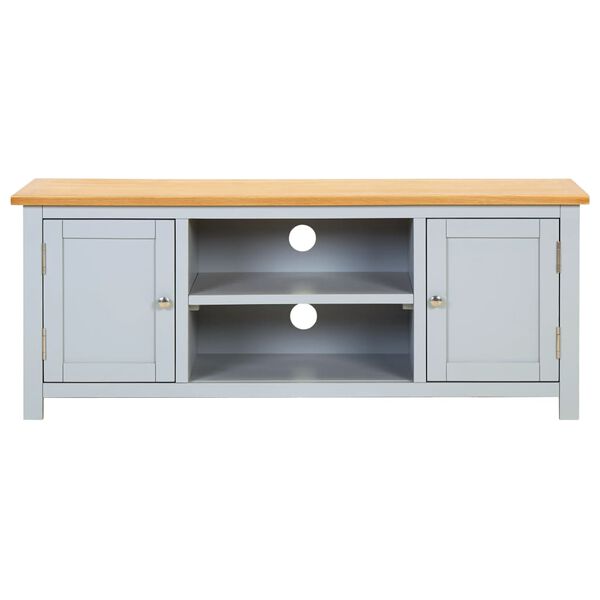 vidaXL TV-benk 120x35x48 cm heltre eik