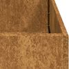 vidaXL Plantekasse Rusty 120x40x40 cm forvitringsst&aring;l