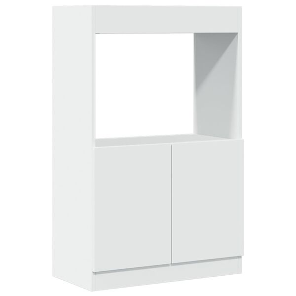 vidaXL Highboard hvit 63x33x100 cm konstruert tre