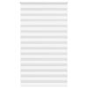 vidaXL Sebragardin hvit 125x230 cm stoff bredde 120,9 cm polyester