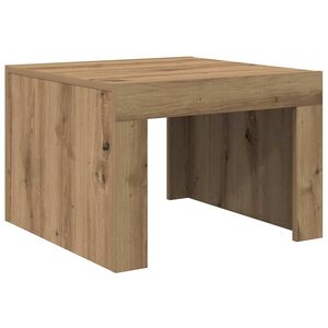 vidaXL Kaffebord Artisan Eik 50 x 50 x 35 cm Konstruert tre