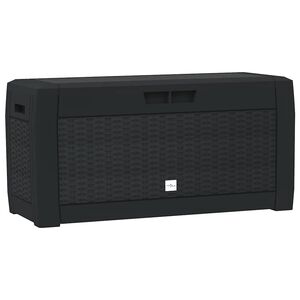 vidaXL Putekasse antrasitt 119x48x60 cm