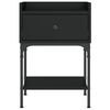 vidaXL Nattbord 2 stk svart 40,5x31x60 cm konstruert tre