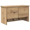 vidaXL Vegghengt kleshenger Veggmontert Artisan Eik 50 x 20 x 30 cm