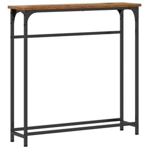 vidaXL Konsollbord Gammelt tre 75 x 19,5 x 75 cm Konstruert tre