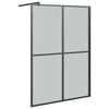 vidaXL Dusjvegg 140x195 cm m&oslash;rkt herdet glass