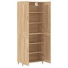 vidaXL Highboard sonoma eik 69,5x34x180 cm konstruert tre