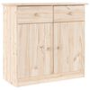 vidaXL Highboard ALTA 77x35x165 cm heltre furu