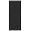 vidaXL Bokhylle Svart Eik 40 x 30 x 77 cm Konstruert tre