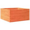 vidaXL Hageplantekasse voksbrun 90x90x46 cm heltre furu