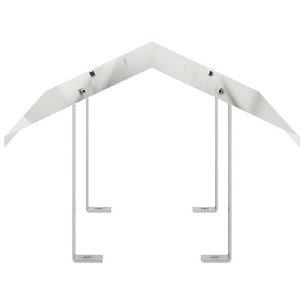 vidaXL Pipehette s&oslash;lv 50 x 60 x 37 cm Rustfritt St&aring;l