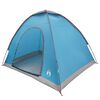 vidaXL Camping Telt med tak med luftventil Bl&aring; 190 x 140 x 105 cm
