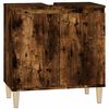 vidaXL Servantskap r&oslash;kt eik 58x33x60 cm konstruert tre