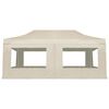 vidaXL Profesjonelt foldbart festtelt med vegger aluminium 6x3 m krem