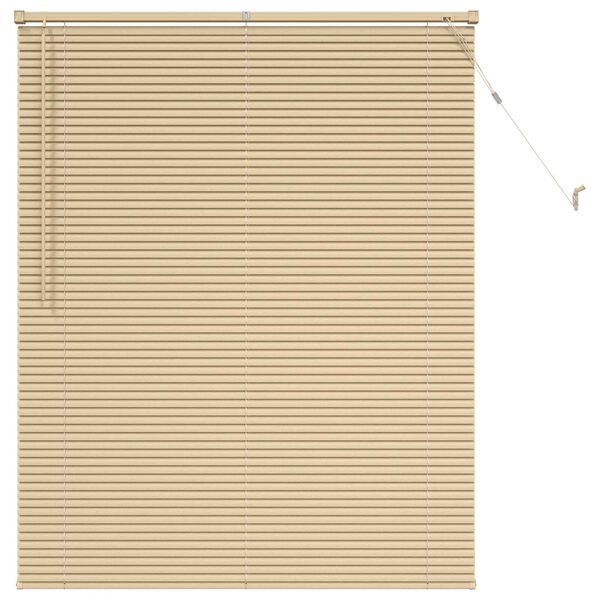 vidaXL Venetiansk persienne Lys Brun med M&oslash;nster 150 x 120 cm PVC