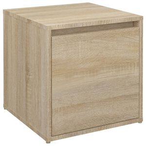 vidaXL Oppbevaringsskap sonoma eik 40,5x40x40 cm konstruert tre