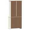 vidaXL Highboard VIGO hvit 78x40x175 cm heltre furu
