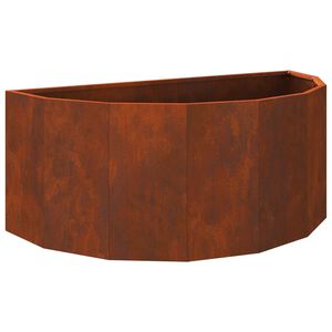vidaXL Plantekassed Rusten 90 x 45 x 35 cm Cortenst&aring;l