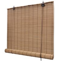 vidaXL Rullegardin bambus 150x160 cm brun