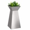 vidaXL S&oslash;yleplanter 2 pcs s&oslash;lv 35 x 35 x 73 cm