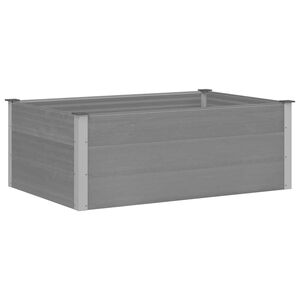 vidaXL H&oslash;ybed WPC 150x100x54 cm gr&aring;