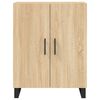 vidaXL Highboard sonoma eik 69,5x34x180 cm konstruert tre