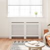 vidaXL Radiatordeksel hvit 152x19x81,5 cm MDF