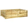 vidaXL H&oslash;ybed 150x100x40 cm impregnert tre