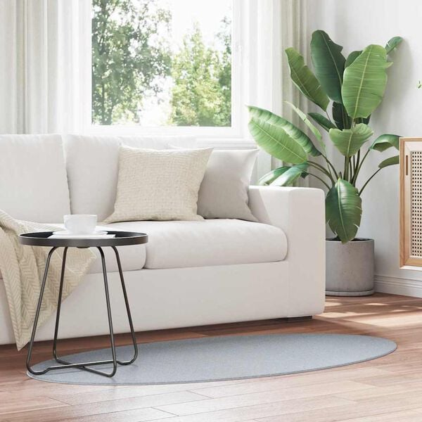 vidaXL Teppe HUARTE Gr&aring; 150 x 80 cm 100% Polyester