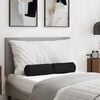 vidaXL Bolster puter 2 pcs Svart Ø 15 x 40 cm stoff