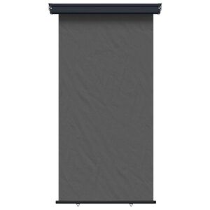 vidaXL Balkong Side Markise 117 x 250 cm 100% polyester jern st&aring;l