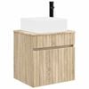 vidaXL Vegghengt servantkommode Sonoma eik 49 x 41 x 63 cm