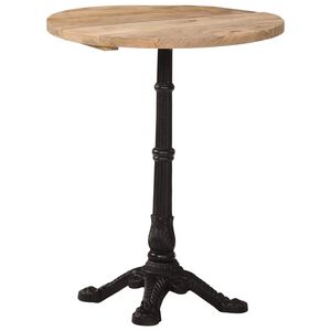 vidaXL Bistrobord &Oslash;60x76 cm grovt mangotre
