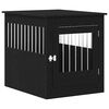 vidaXL Hundeburm&oslash;bler svart eik 64,5x80x71 cm konstruert tre