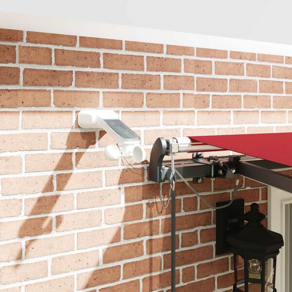 vidaXL Markiseduk med R&oslash;d 400 &times; 300 cm Polyester