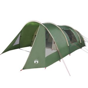 vidaXL Tunnel Telt 5-Person med tak Gr&oslash;nn og hvit 805 x 405 x 211 cm