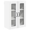 vidaXL Vegghylle LUCCA H&oslash;gglans hvit 60 x 31 x 80 cm Konstruert tre