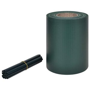 vidaXL Hageskjerm PVC 70x0,19 m gr&oslash;nn