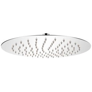 vidaXL Regndusjhode rustfritt st&aring;l 25 cm rund