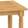 vidaXL Hagesofagruppe 4 deler heltre teak