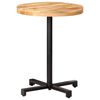 vidaXL Bistrobord rundt &Oslash;60x75 cm grovt mangotre