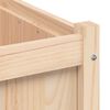 vidaXL Plantekasser 70x70x70 cm heltre furu