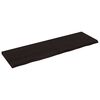 vidaXL Benkeplate til bad m&oslash;rkebrun 200x60x(2-6) cm behandlet heltre