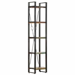 vidaXL Bokhylle 5 etasjer 40x30x180 cm gjenvunnet heltre