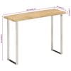 vidaXL Konsollbord med naturlig kant 105x33x76 cm heltre akasie
