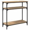 vidaXL Konsollbord Artisan Eik 75 x 29 x 75 cm Konstruert tre