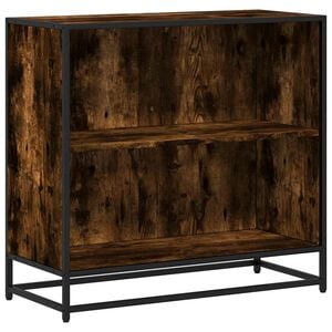 vidaXL Bokhylle r&oslash;kt eik 80,5x35x76 cm konstruert tre