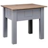 vidaXL Nattbord gr&aring; 50,5x50,5x52,5 cm furu Panama Range