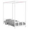 vidaXL Barnesengeramme hvit 90x200 cm heltre furu