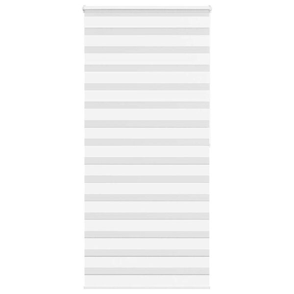 vidaXL Sebragardin hvit 95x200 cm stoff bredde 90,9 cm polyester